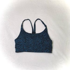 Lululemon Printed Racerback Sports Bra